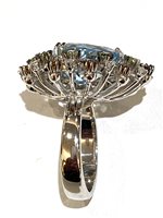 Ringe Giorgio Visconti Dame Love in Weißgold Acquamarina 7.10 Ct AB 12053 - AB 12053